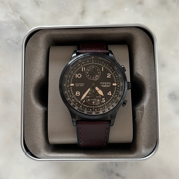Hybrid Smartwatch Retro Pilot Dualtime 